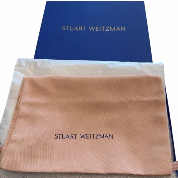 Stuart Weitzman Black Heels with Silver Embellishments - Picture 9 of 9